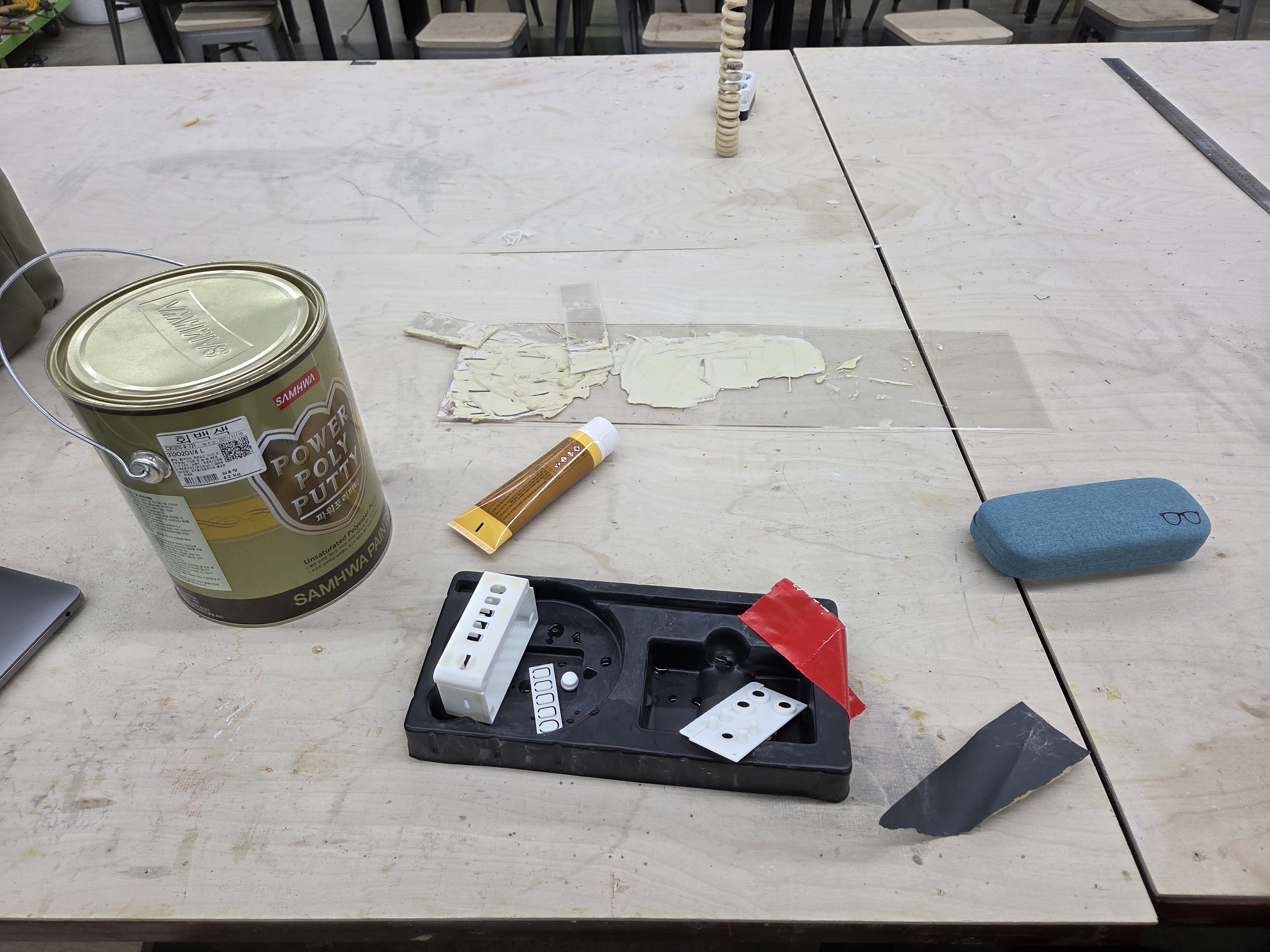 Case surface finishing after print