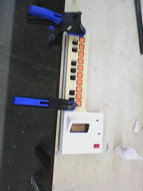 Visitors interacting with the furniture at the exhibition booth